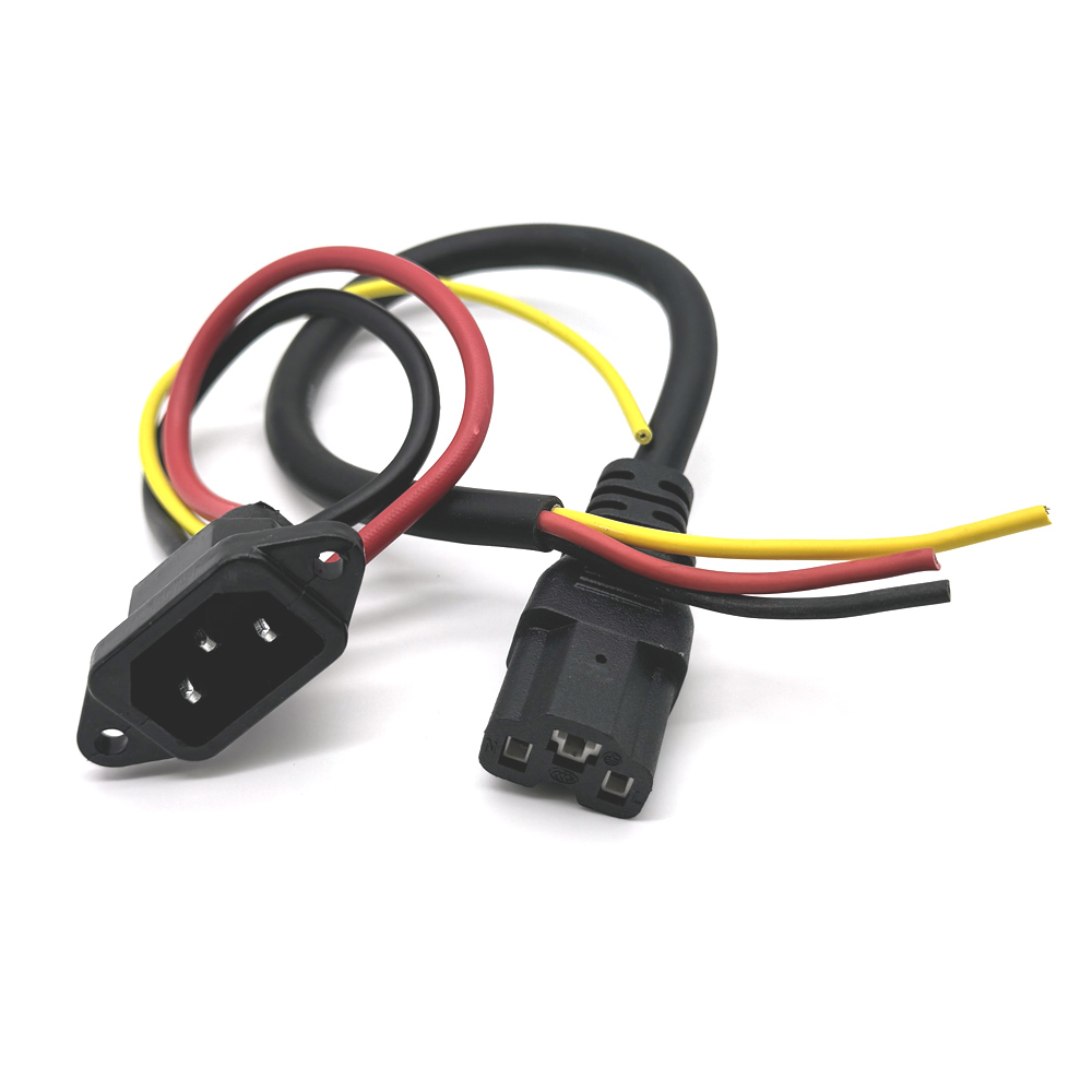 Enchufe de carga de batería de bicicleta eléctrica, tres tomas de carga verticales con conector de Cable para vehículo eléctrico, Conector de 72V 10A