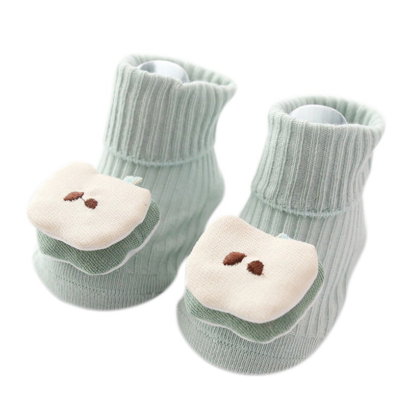 Baby Jungen Mädchen Socken Kleinkind Unterhose Bein 0-3Y Warme Herbst Wärmer Anti Baumwolle Karikatur Boden 1