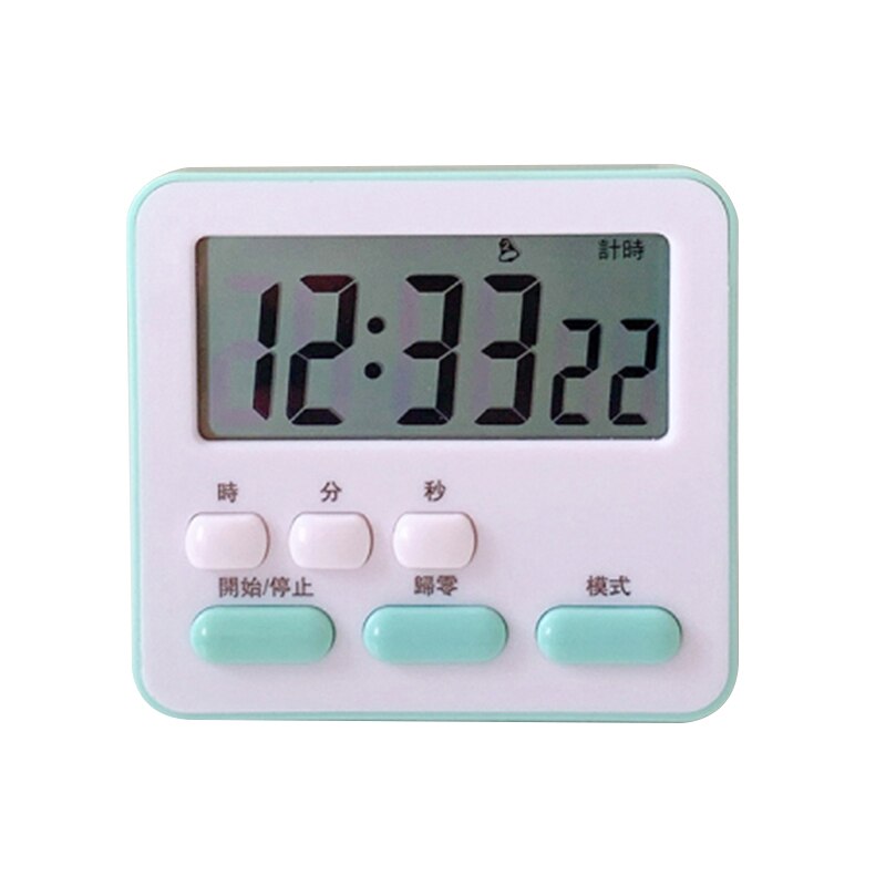 Multifunctional Kitchen Timer Mini Learning Alarm Clock Time Management Timer Self-equipped With A AAA Battery: 02