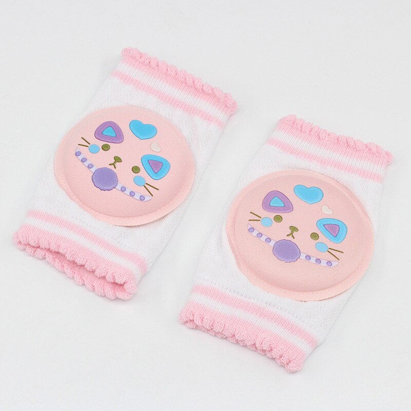 Cute Baby Knee Pads Walking Kneepads for Crawling Memory Foam Pad Cushion Toddler Crawling Knee Pads Cat Style