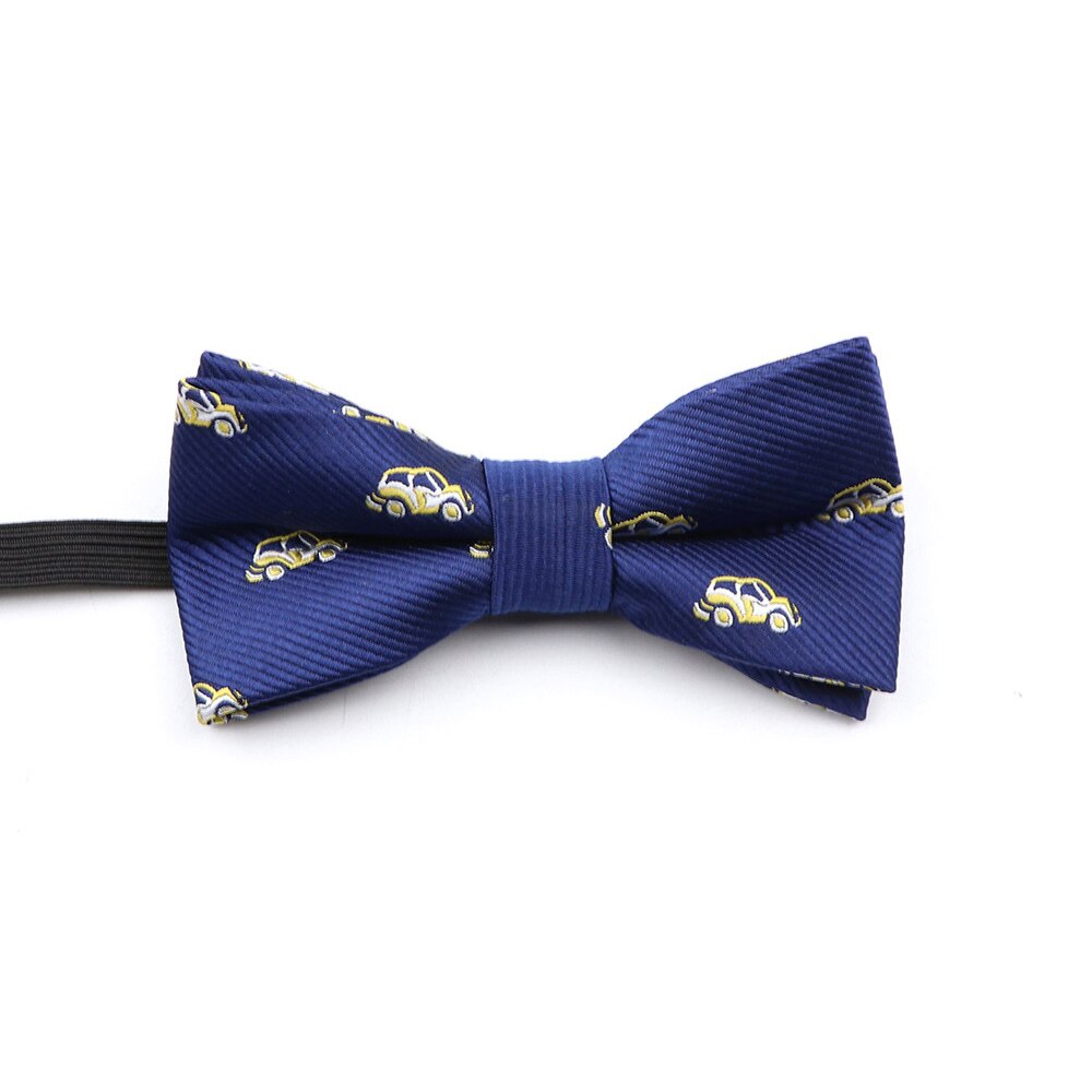 Nuovo papillon tessuto Jacquard per uomo bambino animale insetto Shiba Inu papillon festa di nozze casuale poliestere farfalla regalo carino: Kid 6