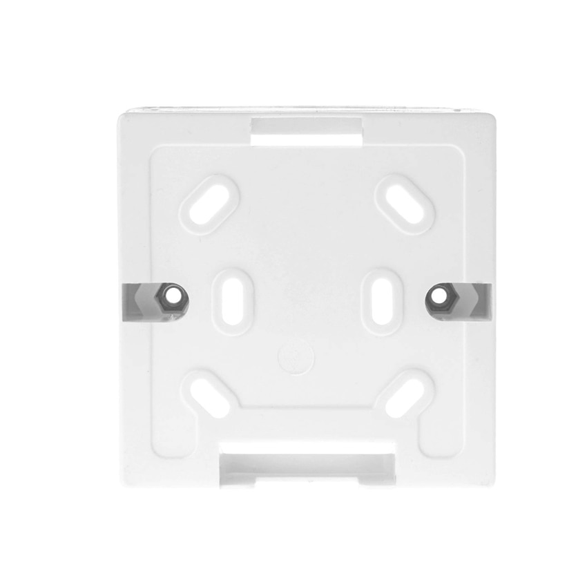 Skrzynka przyłączowa naścienna robić regulatora temperatury termostatu i przełącznika skrzynka montażowa w kolorze białym materiał PVC 86*86mm