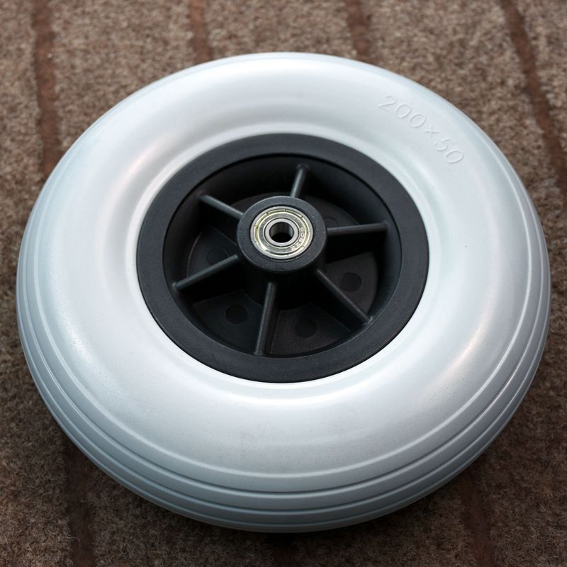 8 pollici Sedia A Rotelle Anteriore caster wheel 200*50 Per Il potere sedia a rotelle o manuale sedia a rotelle