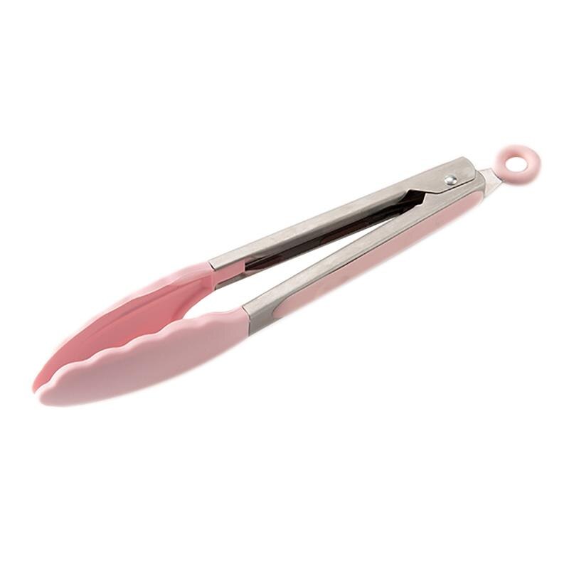 Ustensile de cuisine rose en Silicone de supérieure, avec manche en bois Flexible antiadhésif, ustensile de cuisine domestique: 10