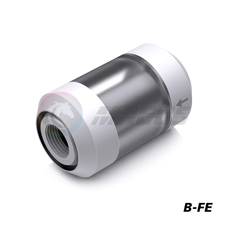 B-FE-Wasserkühlungsfilter aus Metall mit hoher Durchflussrate und geringer Wasserbeständigkeit, 0,058 mm Loch, DIY G1/4'' Gewinde, 250 Mesh Filternetz: Braun