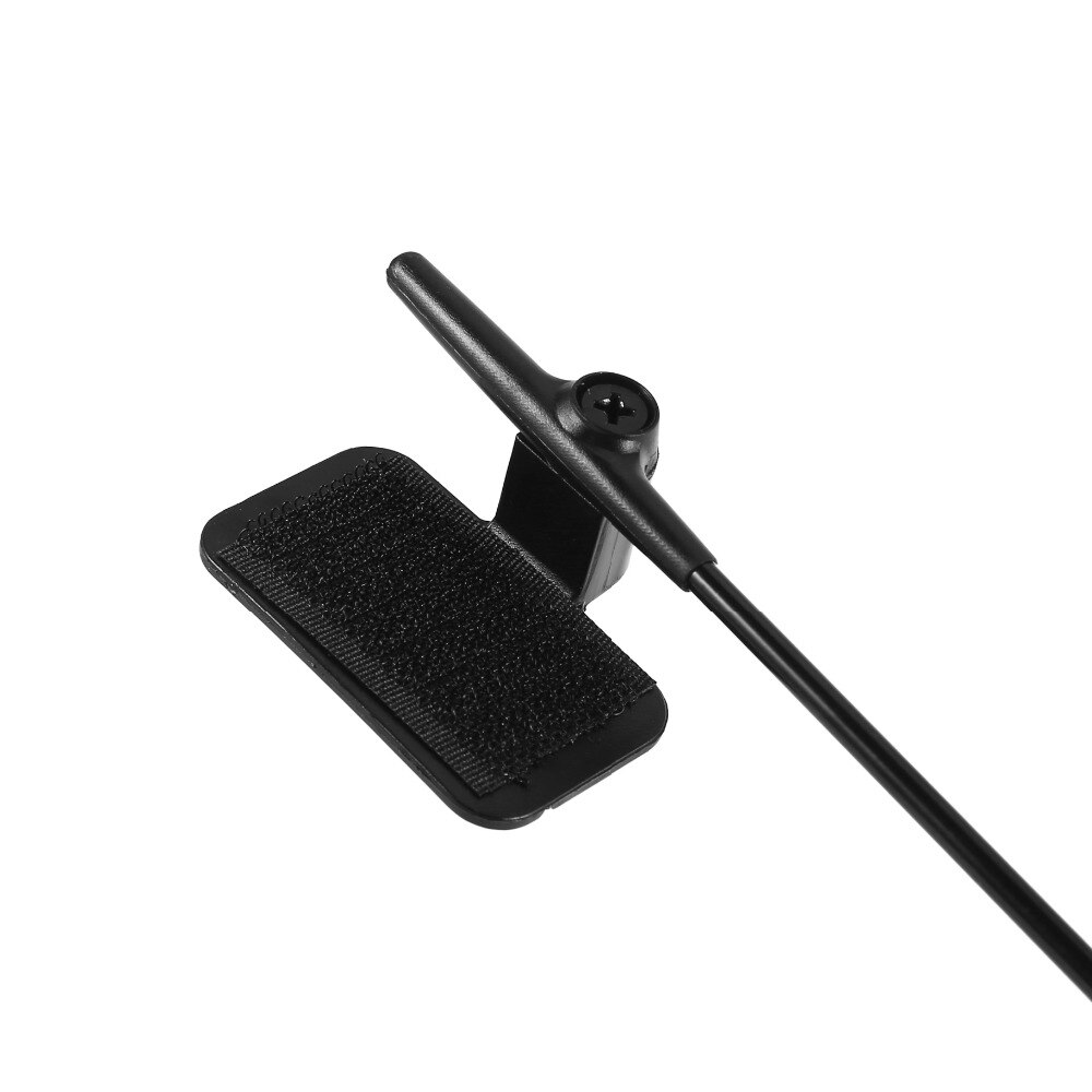The Flying Wheels Bicycle Helmet Rear View Mirror - Black, 360 Adjustable, Ultra-Light 0.8oz