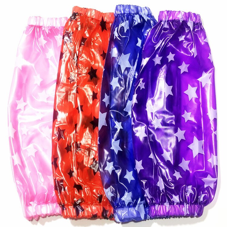 Manga impermeable de Pvc para adultos, manga de limpieza del hogar, patrón de estrella de cinco puntas, antiincrustante para el hogar