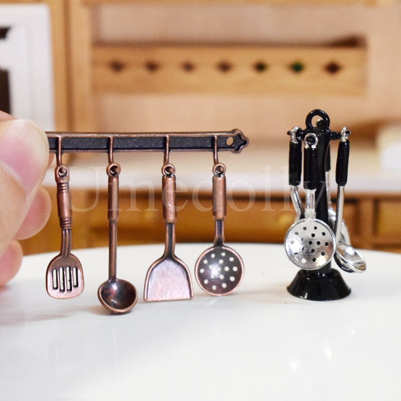 1/12 Dollhouse Miniature Keukengerei Tool Pretend Play Housedecoration Pop Voedsel Fit Speelgoed Accessoires