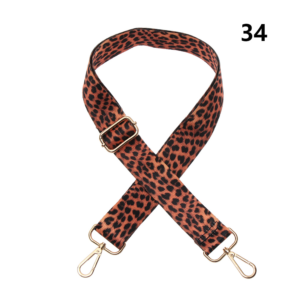 Rétro sangles pour sacs femmes arc-en-ciel réglable sac à bandoulière ceinture chaîne décorative sac à main sangles sac accessoires: 34