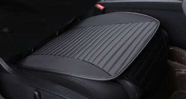 Easy Clean Not Moves Car Seat Cushions,universal Pu Leather Non Slide For Lada Granta Seat Cover Water Proof X2 X30: black seat 1pcs