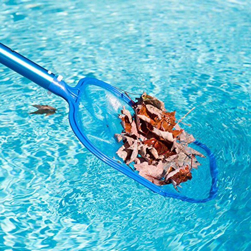 Blue Pool Cleaning Net Tool Salvage Net Mesh Pool Skimmer Leaf Catcher Bag Swimming Pool Cleaner Accessories