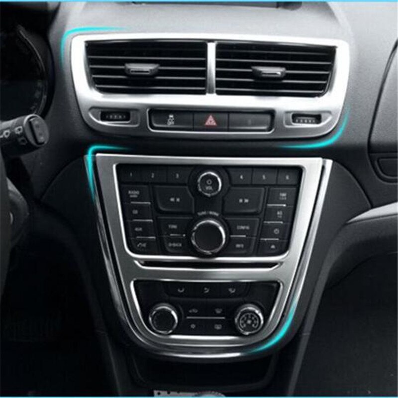 Cadre de décoration de tableau de bord central de climatisation de sortie d&#39;air, 2 pièces, pour Buick Encore OPEL VAUXHALL MOKKA –