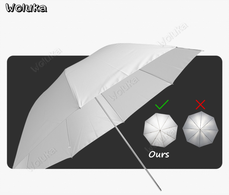 41" Reflective soft white umbrella photography double-layer photo studio umbrella dual-purpose One-whole handle CD50 T10