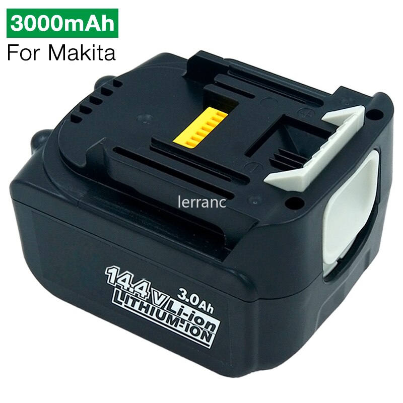 14.4v 3.0ah 3000 mah litiumioni  bl1430 ladattava akku makita-akkutyökaluille  bl1440 da340 drf bdf 343 ilmainen posti
