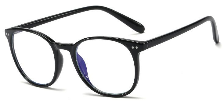 Office Gaming Women's Blue Light Blocking Glasses Blue Ray Computer Glasses Screen Radiation Eyewear Eye Spectacles: black clear