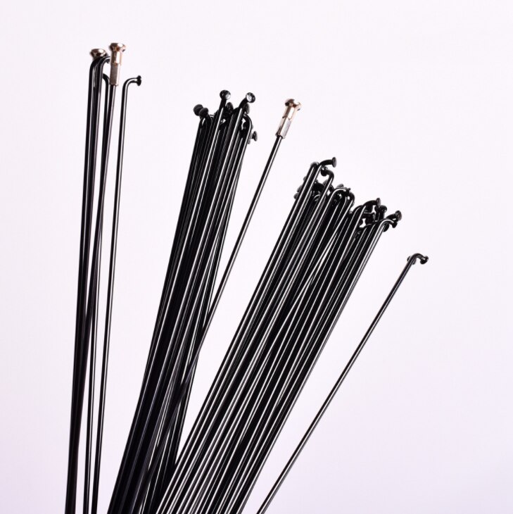 10PCS Stainless Steel Wheel Spokes 257-293mm Road Mountaicycle bike spoke motorcycle black nipples free bike parts