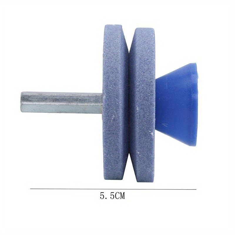 Gartengeräte Schnellste Messerschärfer Klinge Universal Schleifen Drehbohrschneider Rasenmäher Messerschärfer: Blau