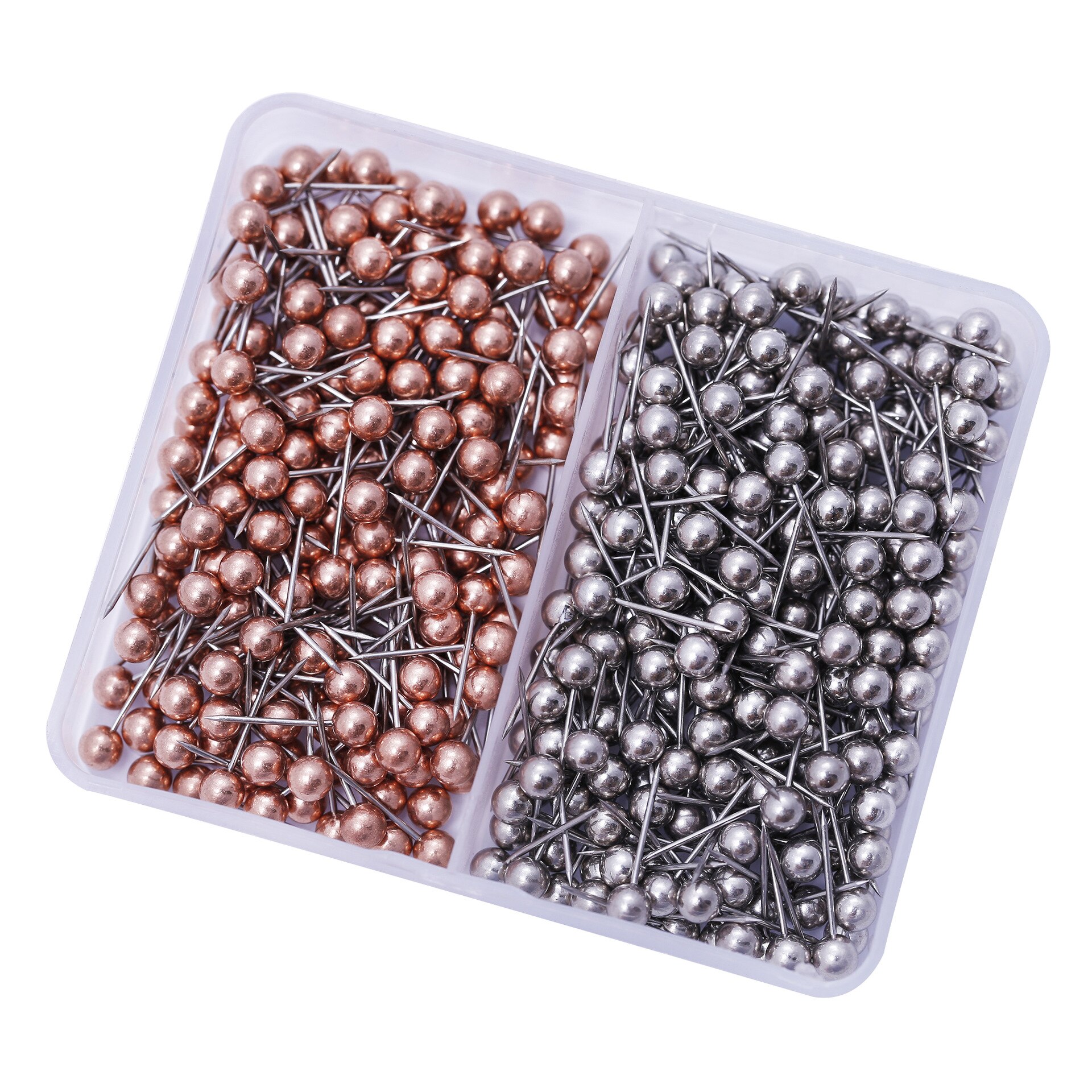 400PCS 4MM Round Plastic Head Steel Point Push Pins Map Thumb Tacks Pin Office School Supplies Safety Dressmaking Pins