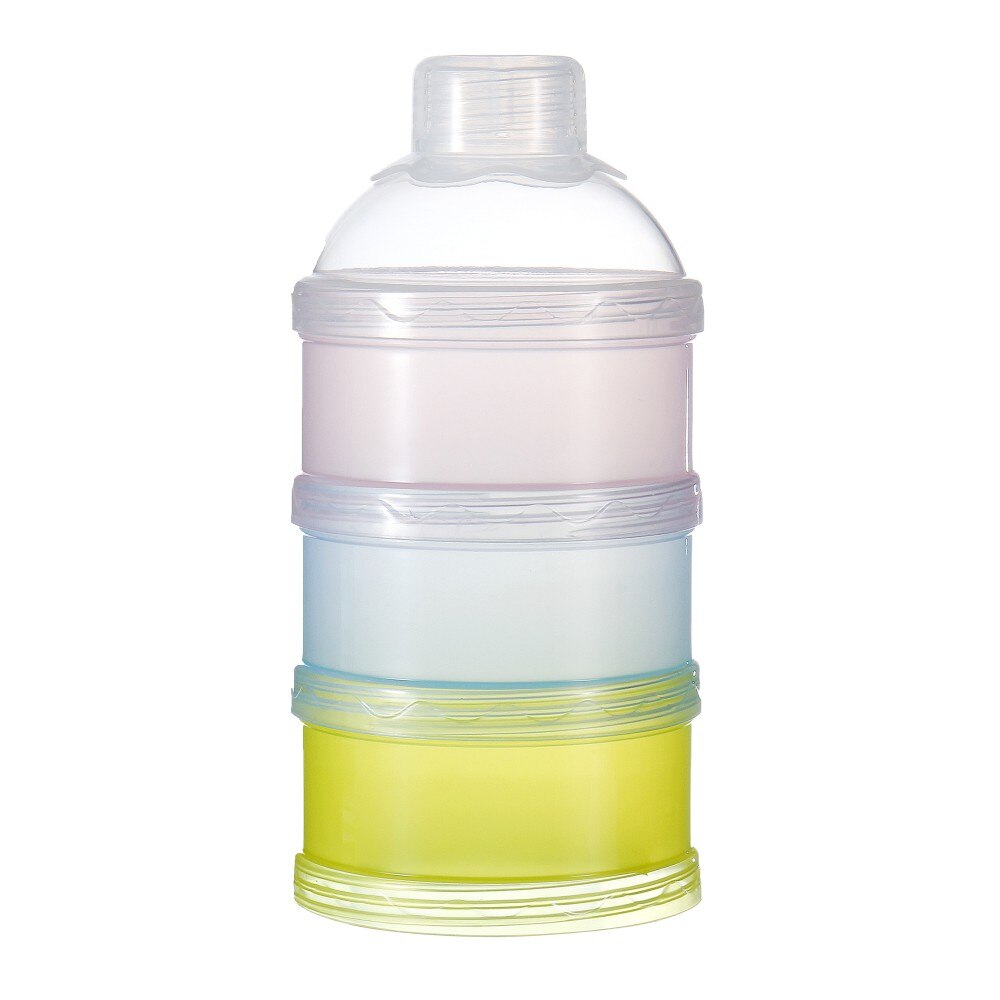 Baby Feeding Milk Powder Food Bottle Container 3 Layer Grid Box Solid Portable Infant Storage Dispenser Storage Bins For Travel