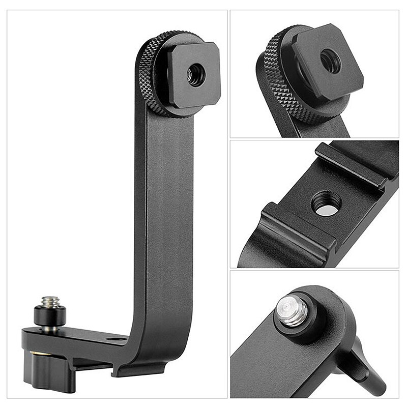 L-Förmigen Halterung erweitert Beleuchtung Mikrofon Einstellbar L-Förmigen Halterung für 5 Zoll 5,5 Zoll Monitor