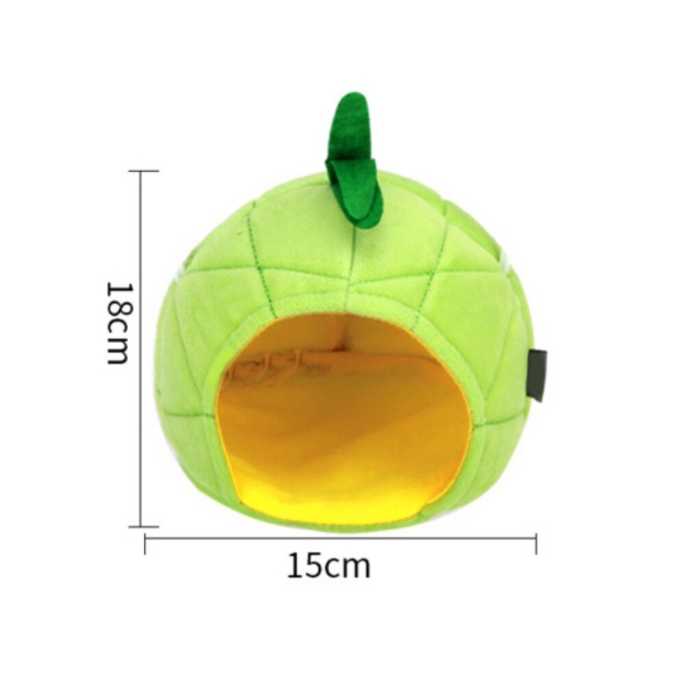 Sød ananas frø hamster hængende seng hus varm pindsvin marsvin seng til lille race lille kæledyr tilbehør 1