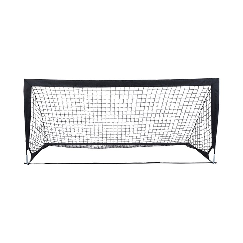 Portería de fútbol grande y plegable WISHOME para patio trasero, cuadrado, portería de fútbol, Red de fútbol para niños, familia, equipo para entrenamiento deportivo al aire libre: Default Title