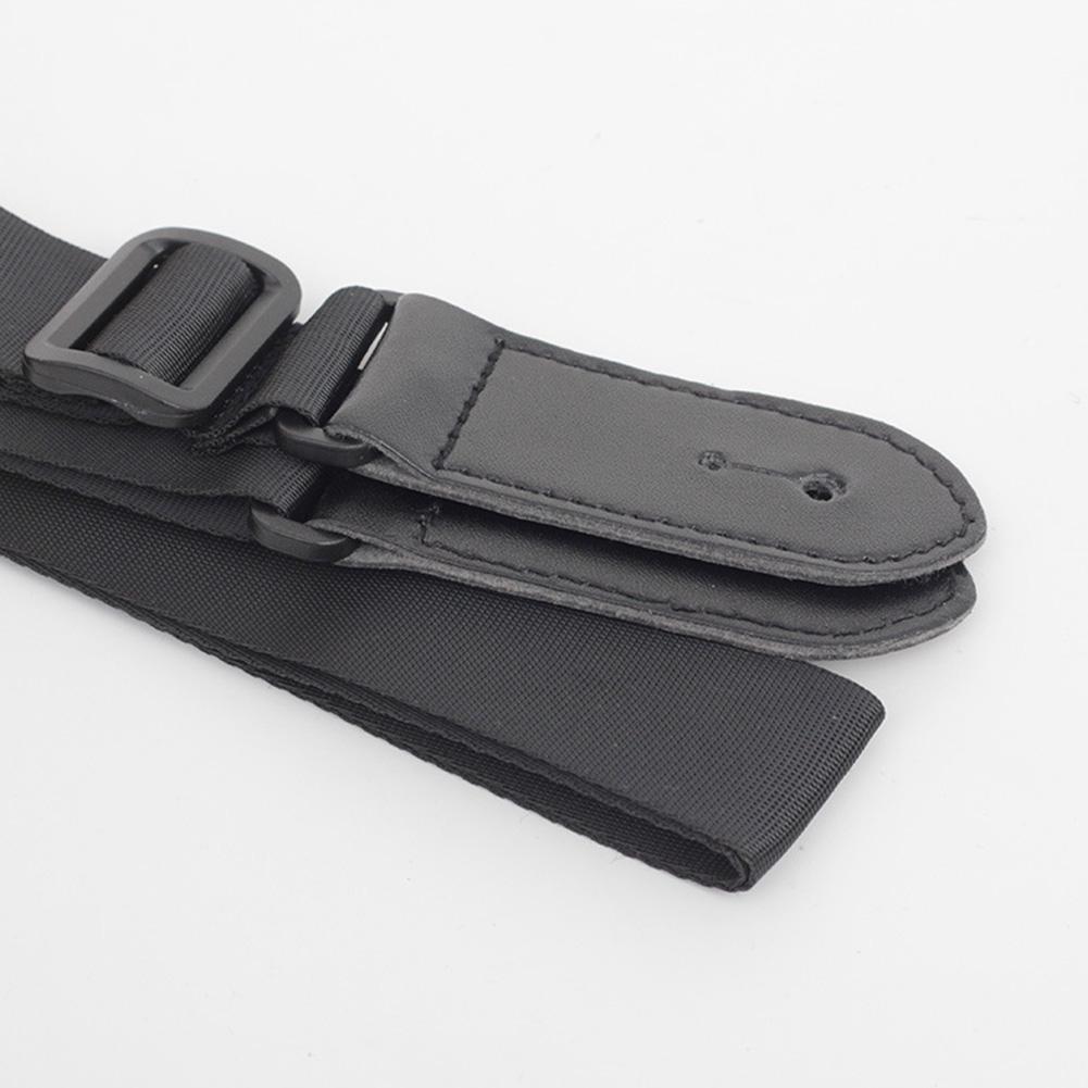 Einstellbare Ukulele Gitarre Gürtel Gurt dauerhaft Nylon Schwarz Gitarre Riemen für Elektrische Akustische Volk Gitarre Bass mit Schwanz Nagel