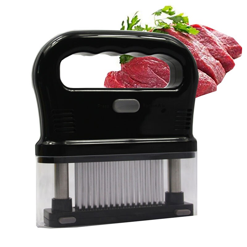 Kitchen Meat Tenderizer Hammer 48 Blades Needle Meat Tenderizer Stainless Steel Knife Meat Beaf Steak Mallet Cooking Tools: 02