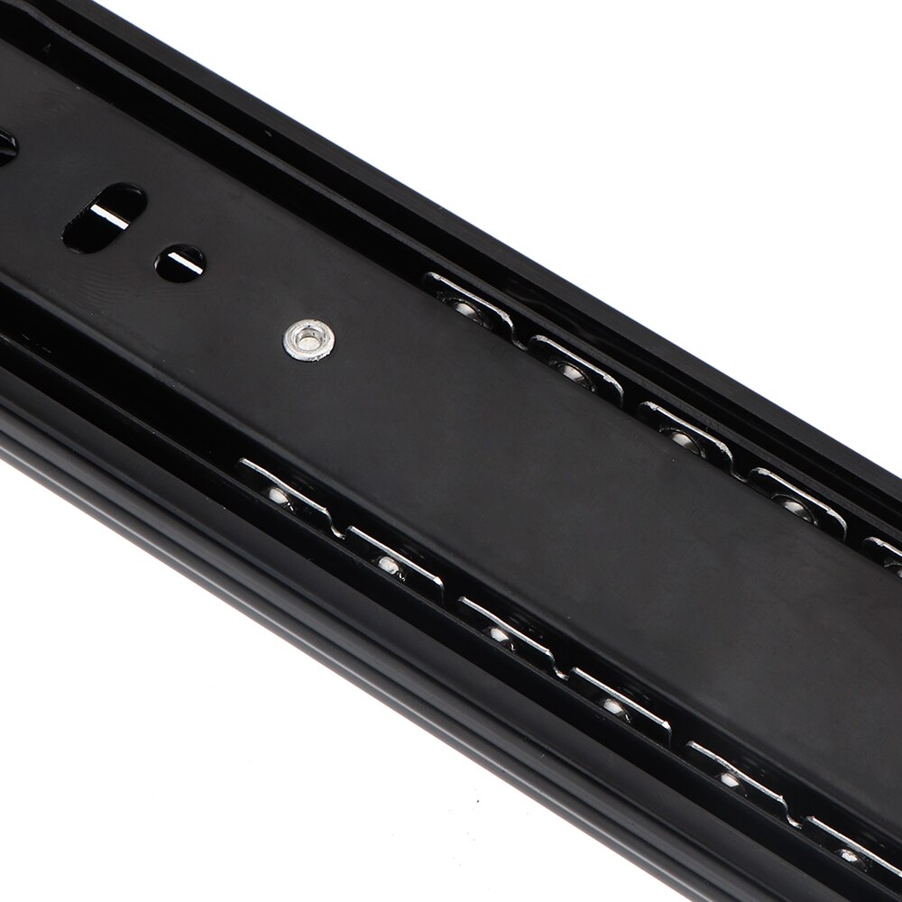 45kg Load Drawer Slide Rail 45mm Full Extension Ball Bearing Three-Section Cabinet Slides Furniture Hardware