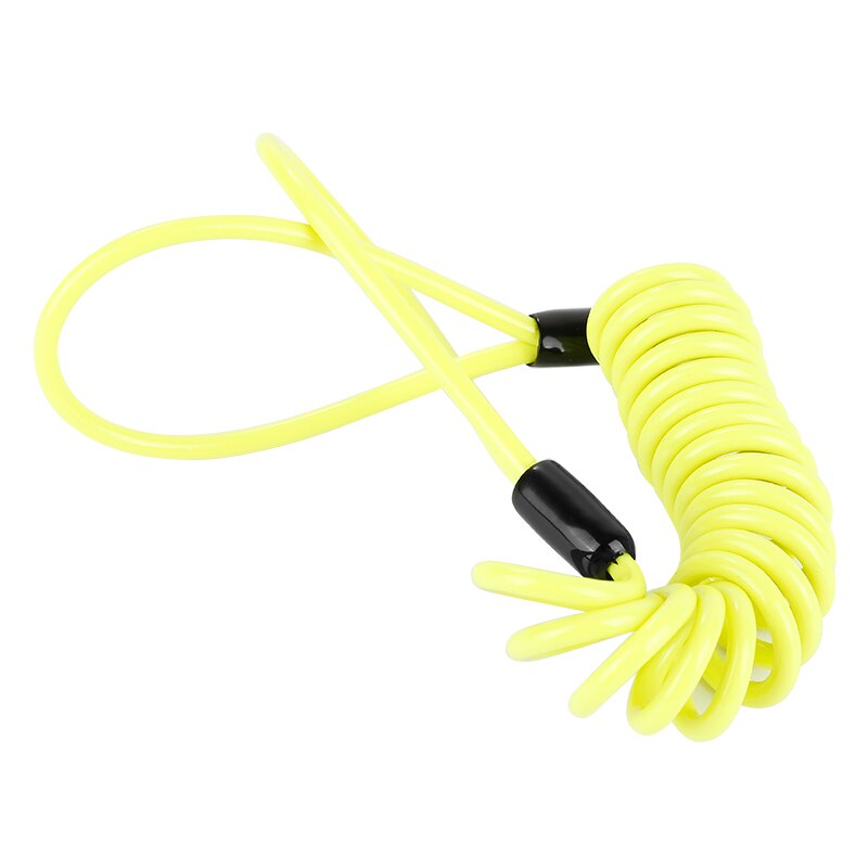 Telescopic Wire Rope Steel Lock Anti-theft Safety Lock Bicycle Spring Reminder Protective Lock For Motorcycle Scooter Motorbike