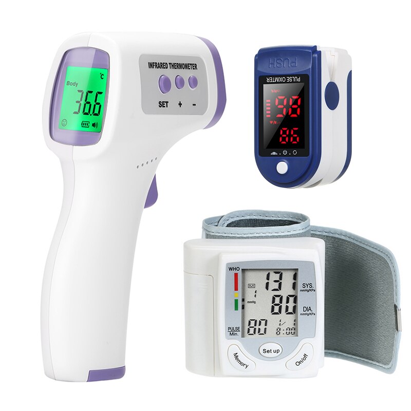 Blood Oxygen Tonometer Blood Pressure Monitor pulse oximeter finger Digital Oximeters Oxygen Saturation Monitor Meter Oximetro: Type 5