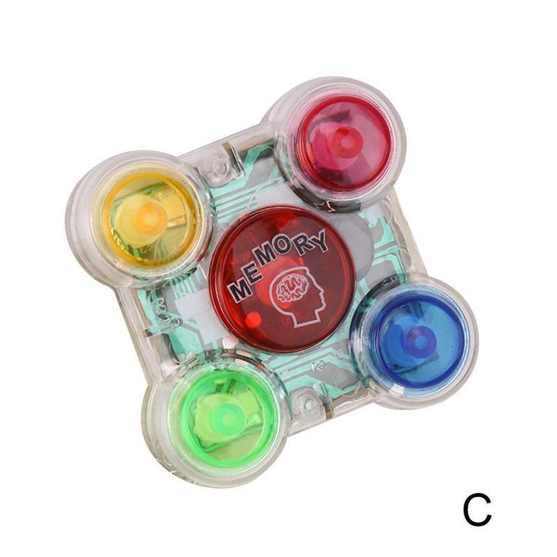 Stress Relief Speelgoed Draagbare Kleurrijke Gamepad Vorm Geheugen Doolhof Kubus Gadget Sleutelhanger Educatief Doorbraak Game: white white