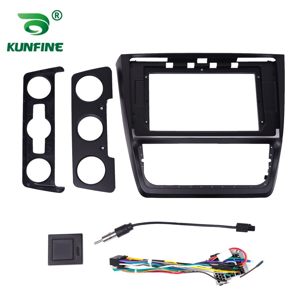 Auto GPS Navigation Stereo Für SKODA Yeti Radio Blenden Tafel Rahmen passen 2Lärm 10 Zoll in Bindestrich steuergerät bildschirm