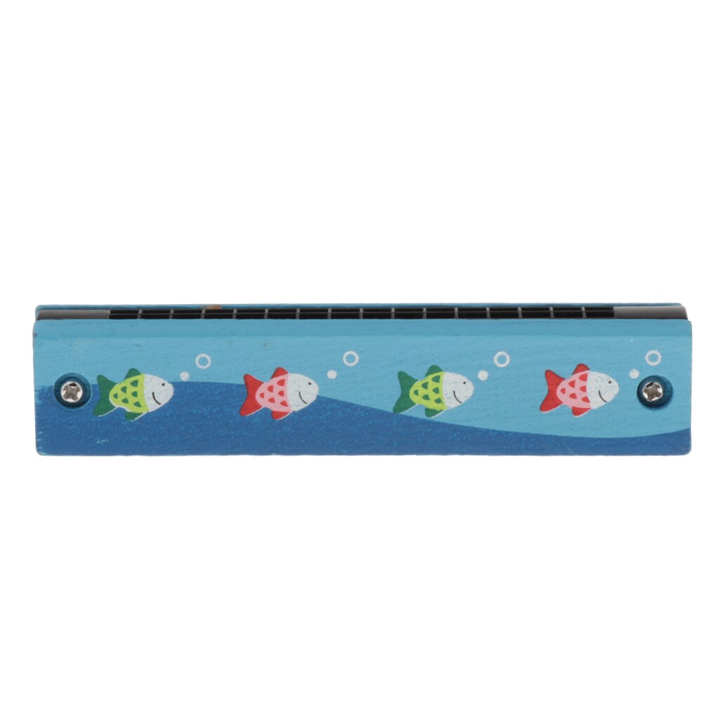Children Wooden Cartoon Painted Harmonicas Double-... – Vicedeal