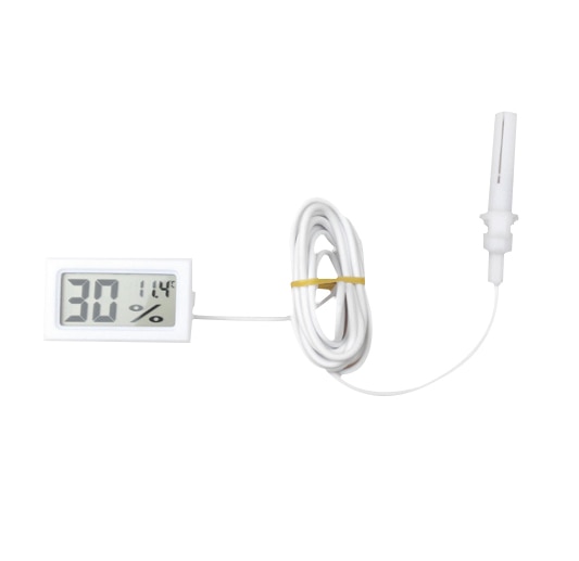 Mini praktisk digital lcd hygrotermograf med sensor hygrometer termometer biavl bistade langstroth dadant bikube