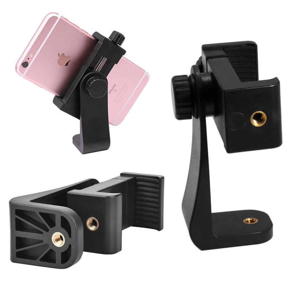 Universele Statief Mount Adapter Mobiele Telefoon Clipper Houder Verticale 360 Rotatie Statief Stand voor iPhone X 8 plus Samsung