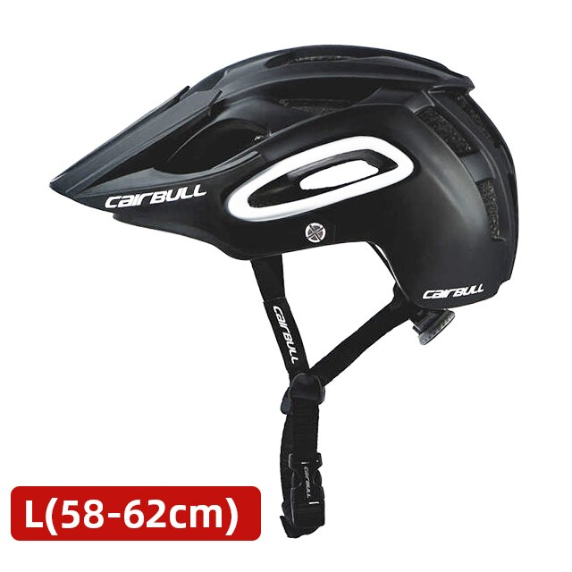 CAIRBULL – casque de vélo ultraléger pour hommes et femmes adultes, accessoire de cyclisme, ALLTRACK vtt: black-L