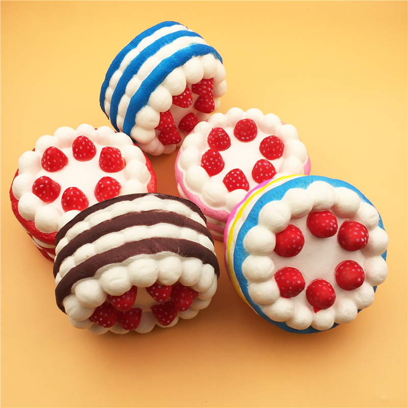 Kawaii Squishy PU Foam Scented Soft Cake Bread Strawberry Unicorn Slow Rising Cute Squishies Squeeze Toys For Kids