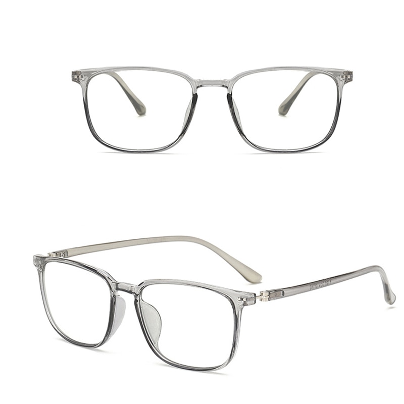 Blue Light Blocking Glasses Square Nerd Eyeglasses Frame Anti Blue Ray Computer Game Photochromic UV400 Outdoor SunGlasses