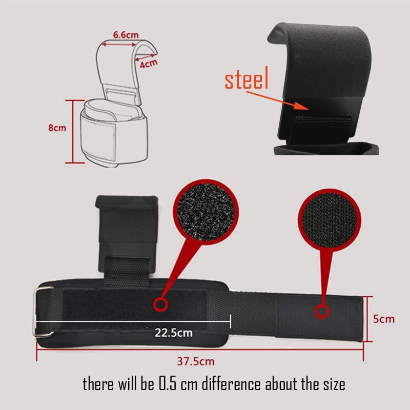 1 para podnoszenie ciężarów uchwyty pasy hak pozioma poprzeczka trening zdatność siłownia wsparcie nadgarstka hantle podnoszenie ciężarów ochronny sprzęt