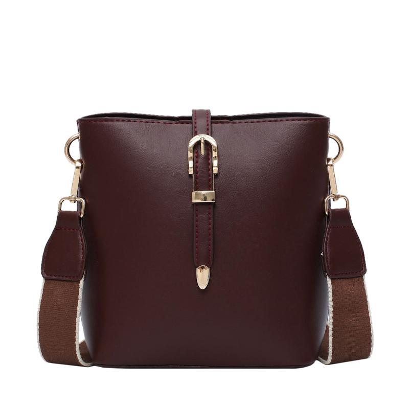 Citron kattunge sommar messenger bag för kvinnor pu läder crossbody väska kvinnlig clutch väska handväskor och portmonnäer bolso mujer: Vin