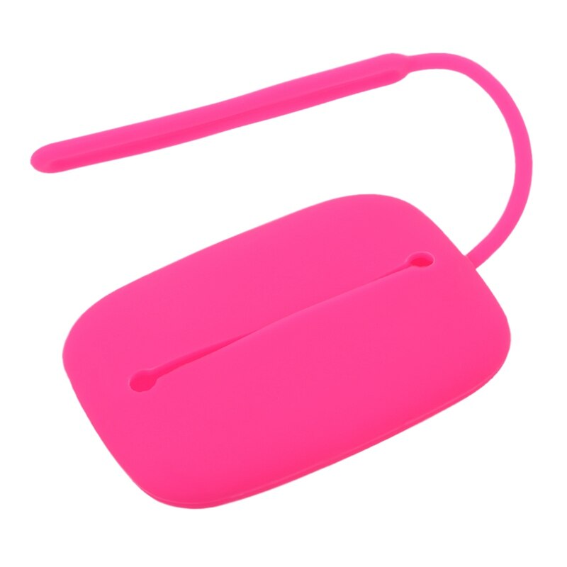 Mini vrouw meisje dame roze groen siliconen sleutel portemonnee tas hoesje - roze