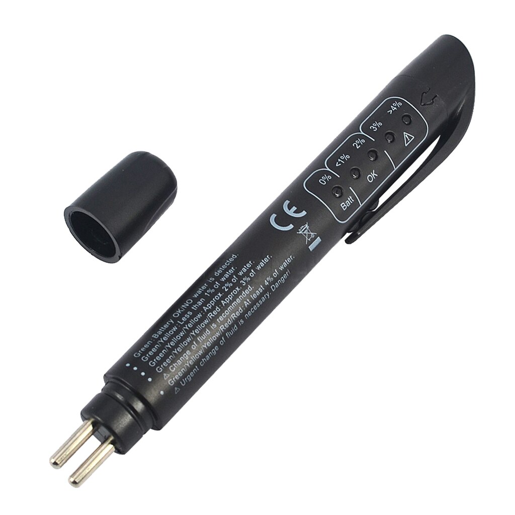 Universal Remvloeistof Vloeibare Olie Pen 5 Led Indicator Auto Testing Tool