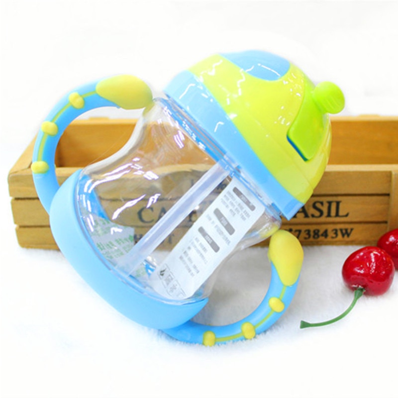 220ml schattige babybekers voor kinderen, kinderen leren eten, drinken, water drinken, rietje, fles, mamadeira, tuitbeker, trainingsbeker, babyvoedingsbeker