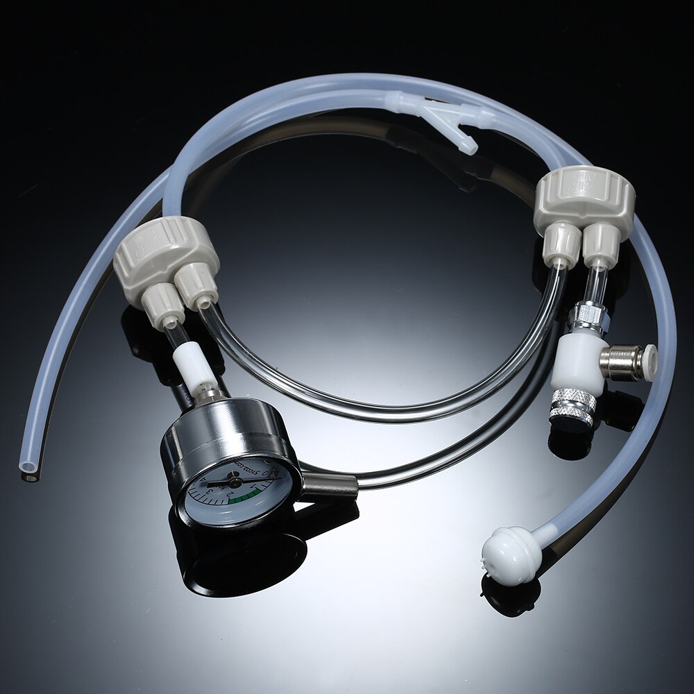 DIY CO2 Generator System with Pressure Guage Air Flow Adjustment Vavle Water Plant Aquarium Accessory Necessity CO2 Generator