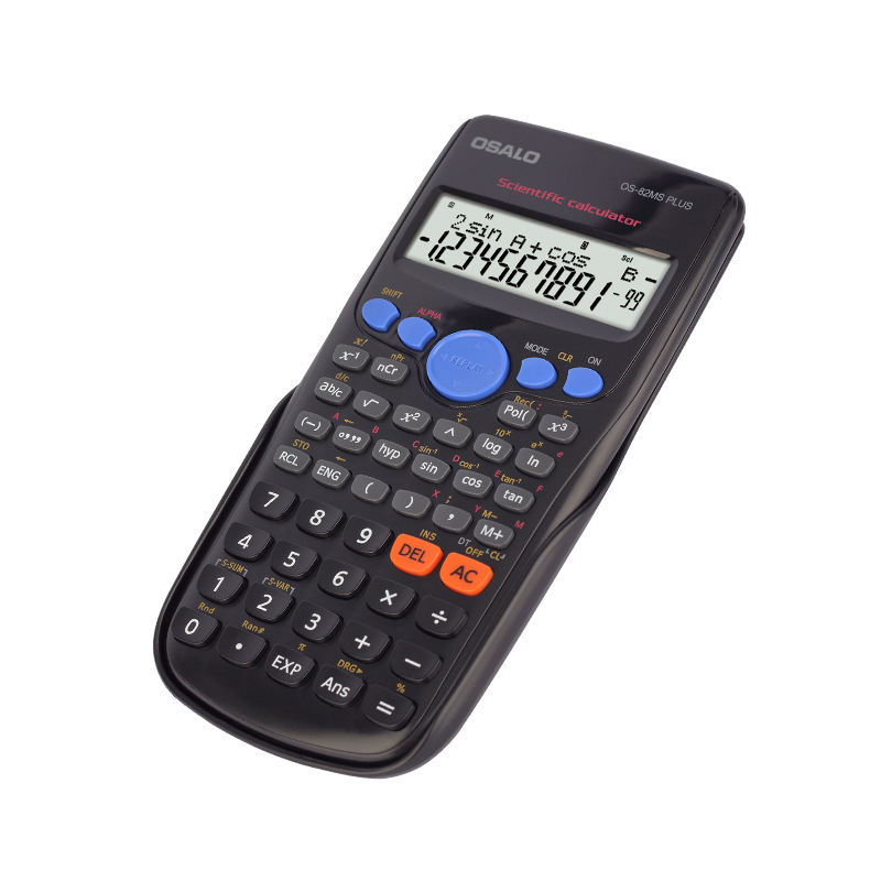 240 Function Junior Middle School Student Function Science Calculator Plug Button Battery 82ms Teaching Examination Calculator
