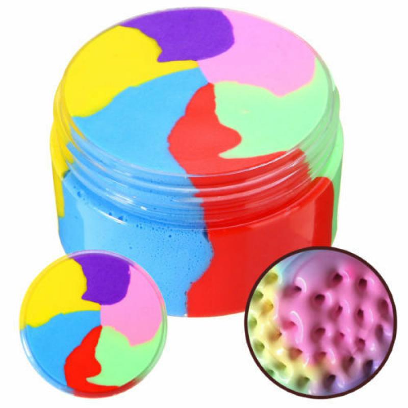 Kleurrijke Pluizige Foam Slime Boetseerklei Diy Zachte Katoen Slime Onderwijs Ambachtelijke Speelgoed Antistress Kinderen Speelgoed Voor Kinderen