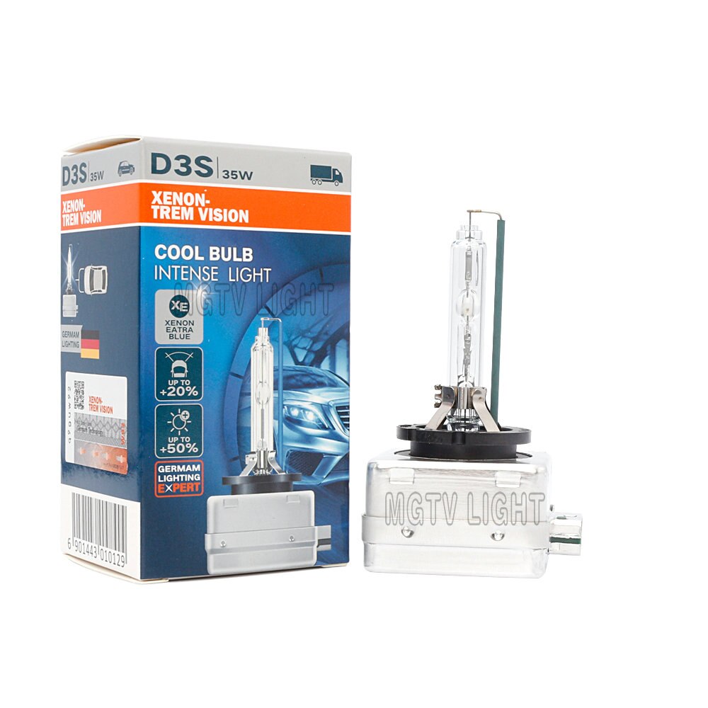 2PCS 35W HID-Xenon-Glühbirne Original D3S 66340 D1S CBI D2S D4S Kalten Blau mit Metall Halterung für Auto Scheinwerfer
