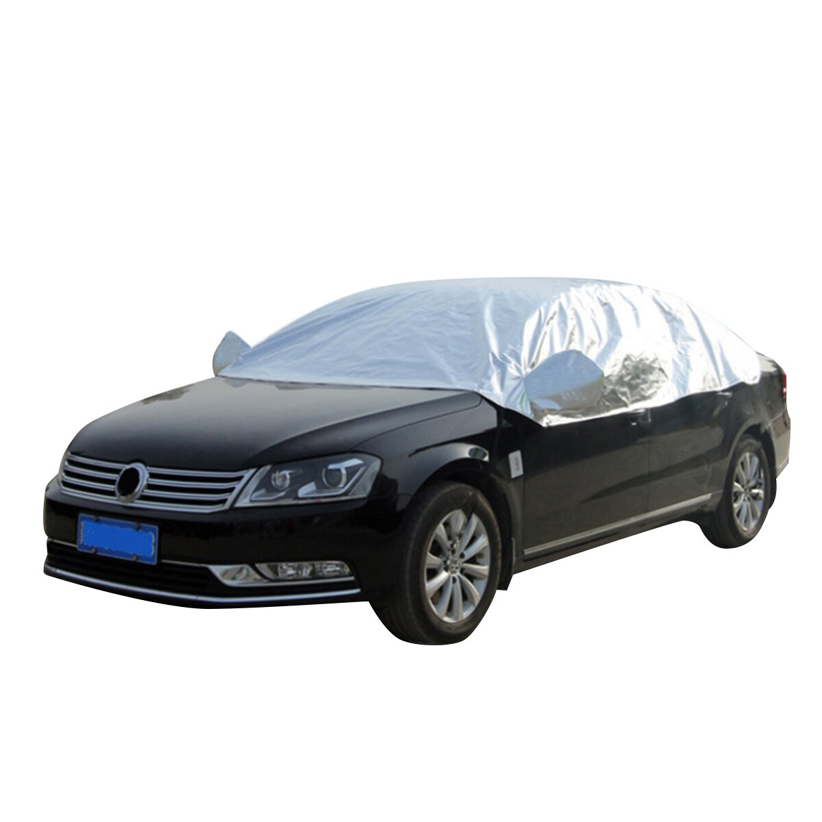 UV Protection Dust Proof Car Cover Universal Fit Half Semi Car Protection Cover