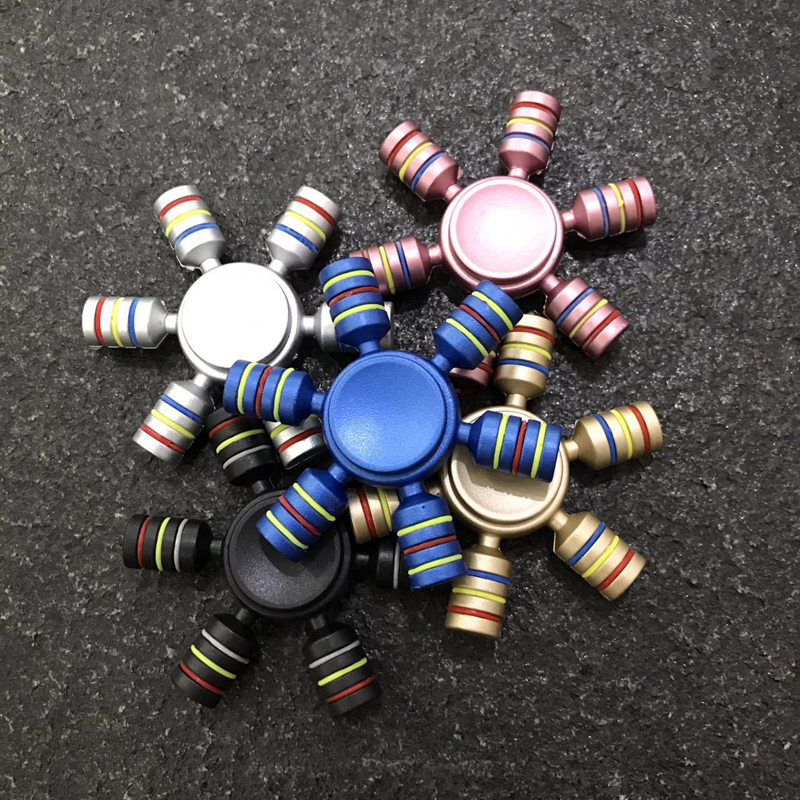 Regenboog Fidget Spinner Vinger Spinner Hand Spinner ABS Spiner Komt Anti Stress Speelgoed